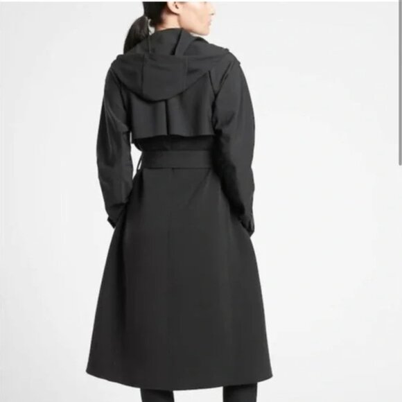 Athleta Voyage Long Line Trench Coat 12 - Picture 2 of 6